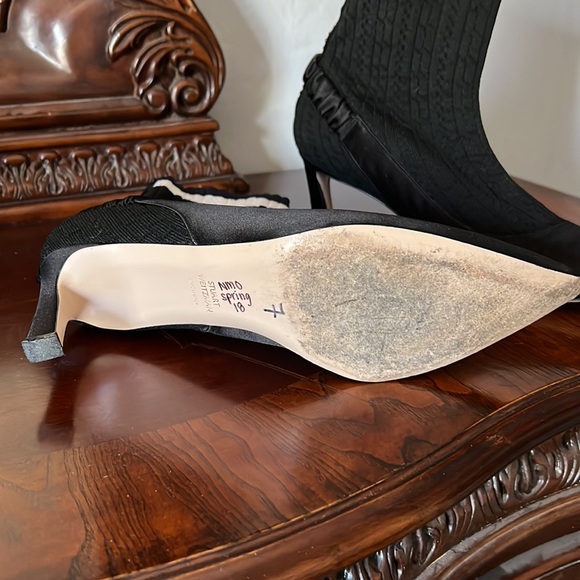 Stuart Weitzman black studded sock boots size 7 - Picture 9 of 9